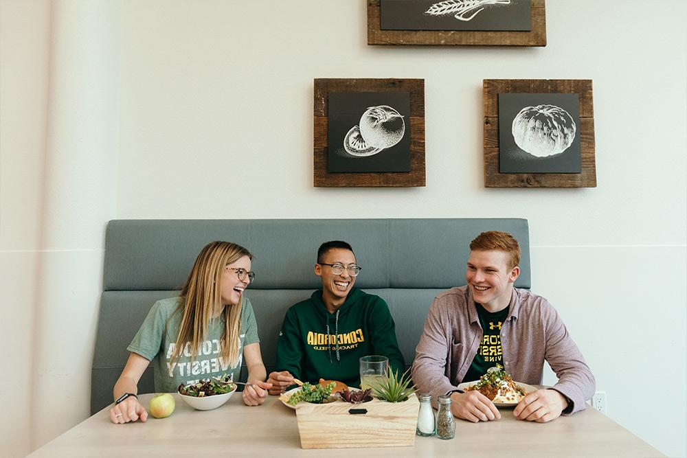 The Dining Hall booth seating