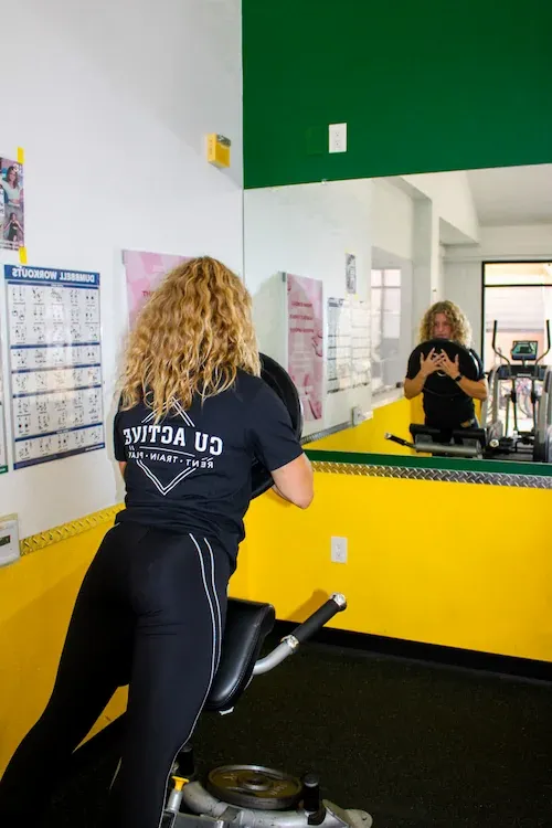 Students training at CU Active